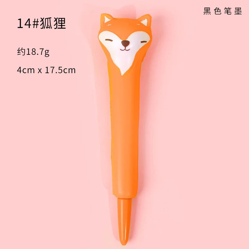 Cute Kawaii Slow-Rebound Gel Pen – Soft Sponge Stress Relief Pen for School, Office, and Creative Stationery