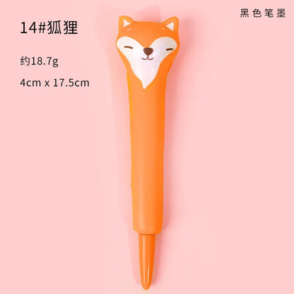 Cute Kawaii Slow-Rebound Gel Pen – Soft Sponge Stress Relief Pen for School, Office, and Creative Stationery