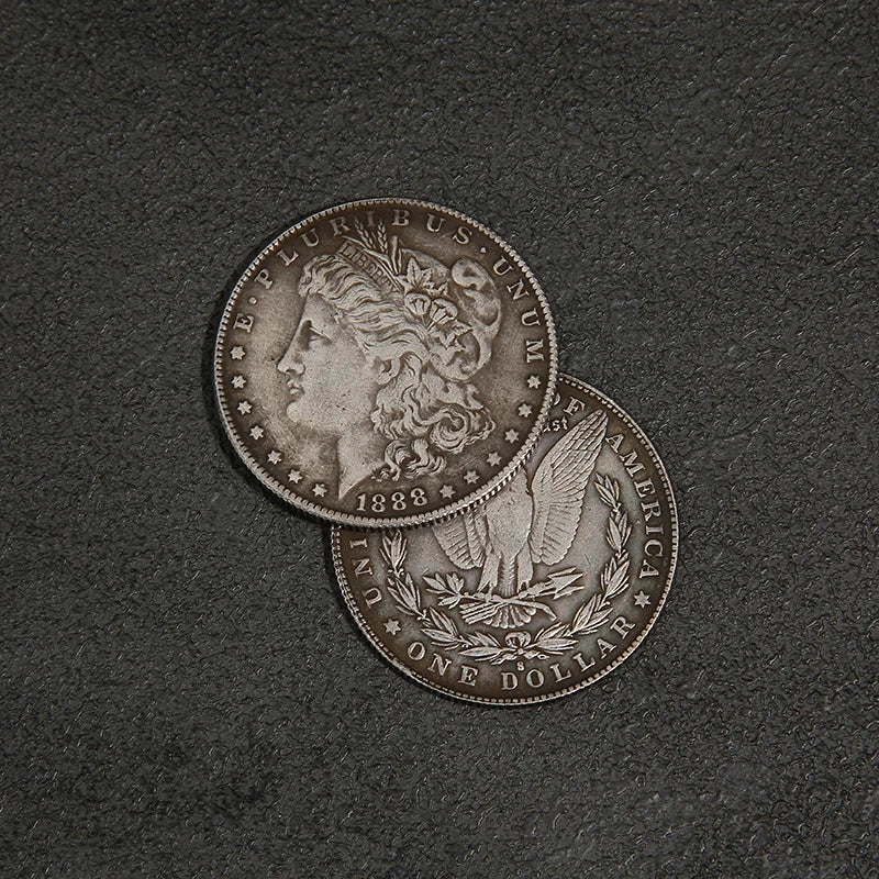 Steel Morgan Dollar Coin (3.8cm) – Magic Trick Prop for Appearing & Disappearing Coin Performances