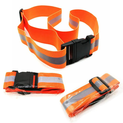 High Visibility Reflective Belts for Running - Adjustable Waist Safety Gear for Kids, Men, and Women