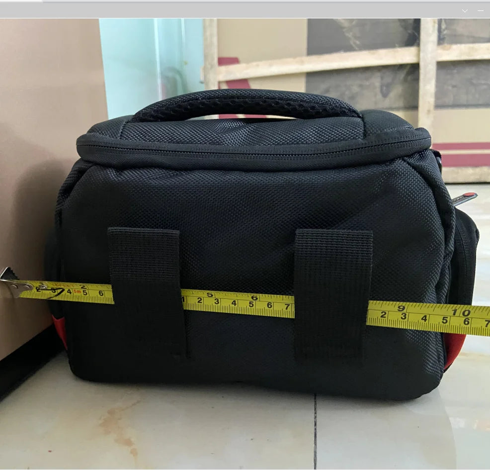 FOSOTO Waterproof DSLR Camera Shoulder Bag – Professional Case for Canon, Nikon, Sony, Video & Lens Storage