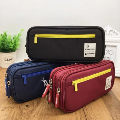 Large Capacity Pencil Case - Cute Pen Bag, Pen Box, and Storage for Boys & Girls - Ideal Gift for School and Office Supplies