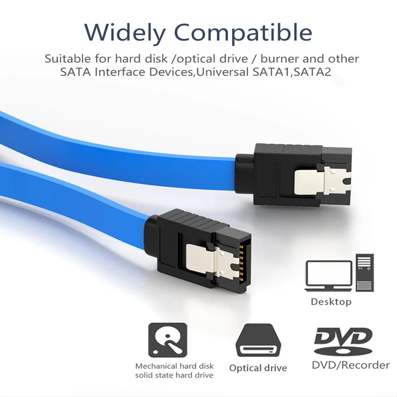 SATA 3.0 Hard Drive & SSD Cable - 90-Degree SATA Data Adapter for Asus, MSI & Gigabyte Motherboards
