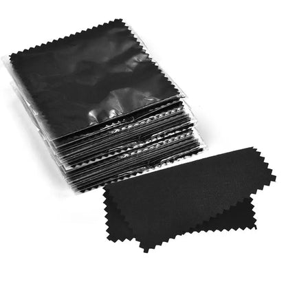 Silver Polishing Cloth – 8x8cm Reusable Jewelry Cleaning Wipes (10/50PCS) Anti-Tarnish