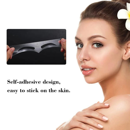 50pcs Disposable Microblading Ruler Guide Stickers – Permanent Eyebrow Makeup Tool