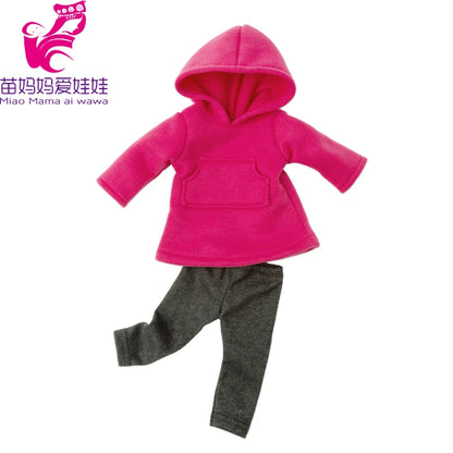 18-Inch Girl Doll Winter Coat — 43cm Baby Doll Jacket Outfit for Dressing