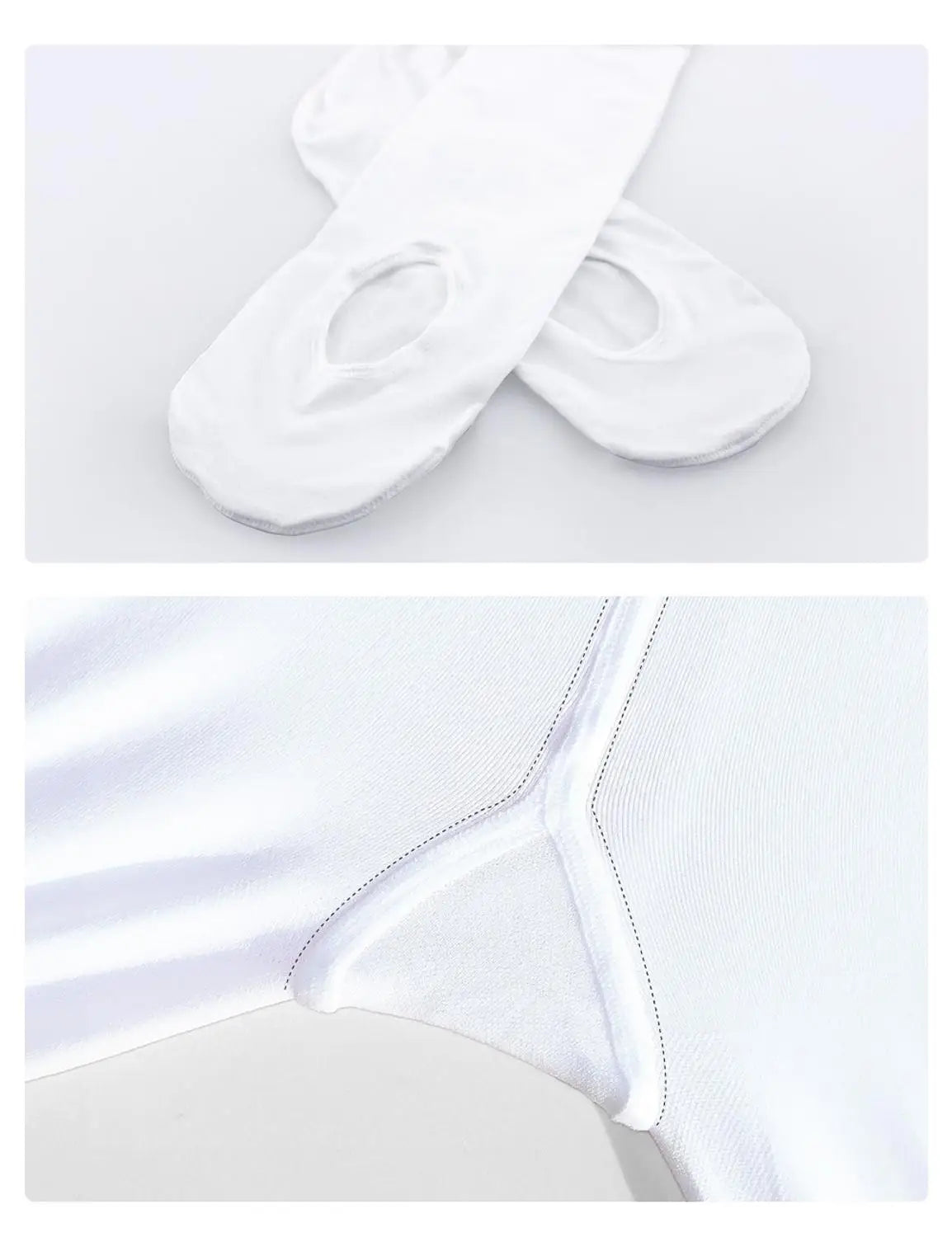 60D Convertible Ballet Tights - Seamless Dance Stockings with Foot Hole for Women