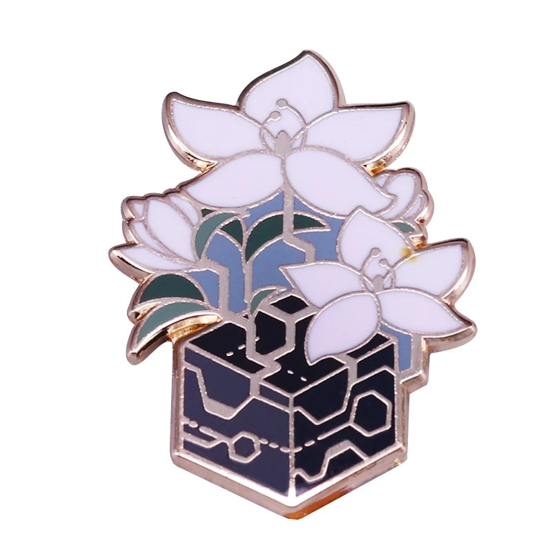 Nier Automata Hard Enamel Pin – Game Badge Collectible