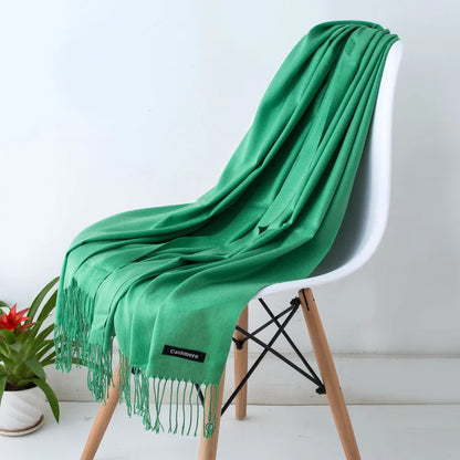 Women's Pashmina Scarf — Cashmere Feel Shawl & Wrap for Evening Dresses, Travel, Office, Winter, and Weddings