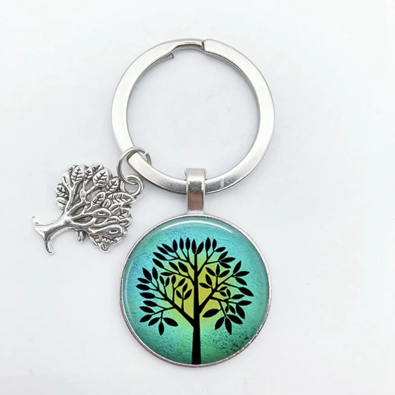 Tree of Life Keychain – Vintage Handmade Fashion Key Ring Jewelry Gift for Men & Women Party & Everyday Use Accessories