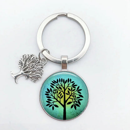 Tree of Life Keychain – Vintage Handmade Fashion Key Ring Jewelry Gift for Men & Women Party & Everyday Use Accessories