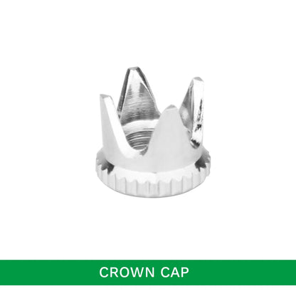 Airbrush Cover Caps – Crown, Tomahawk, Hollow Condensing & Spatter Fan Caps Accessory