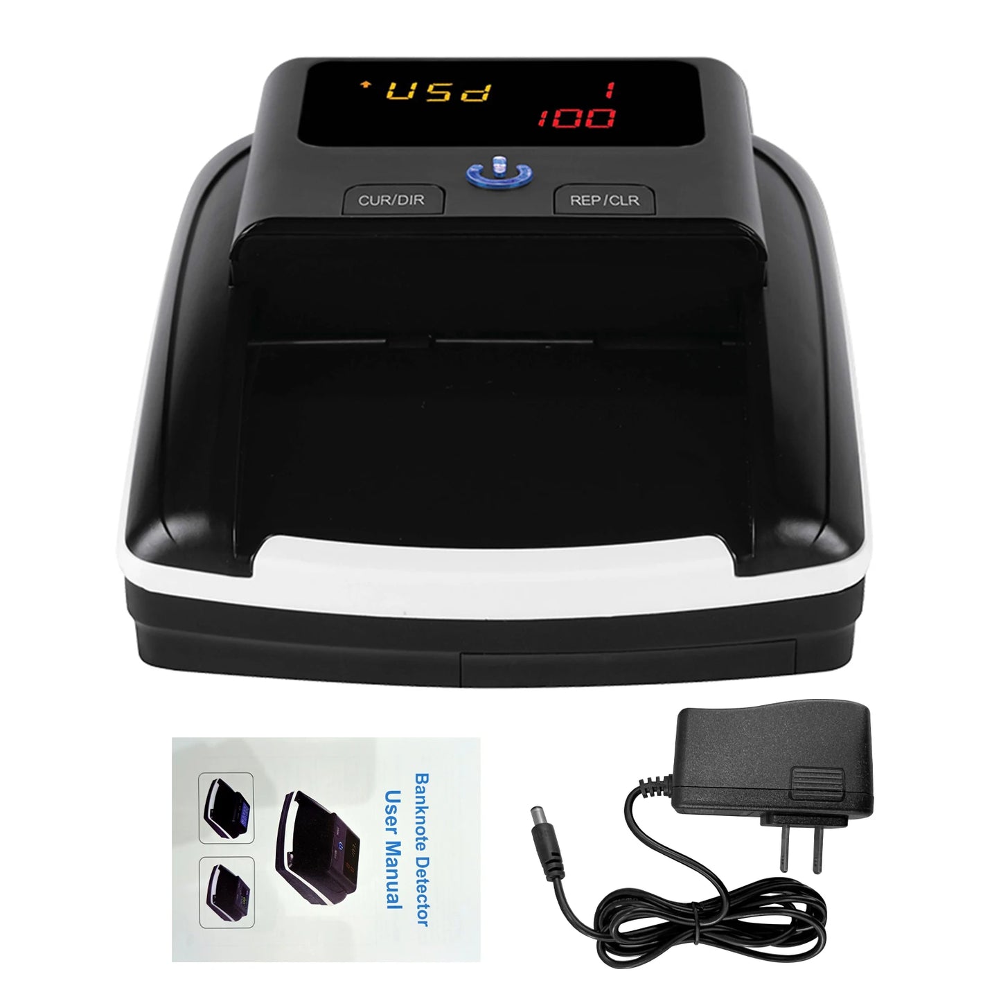Bisofice Portable Mini Money Counter – Automatic Bill Counter with UV/MG/IR Counterfeit Detection & Paper Quality Check