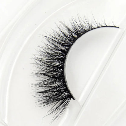 Visofree 3D Mink Eyelashes – Thick Handmade Full Strip Cruelty-Free False Lashes for Makeup M56
