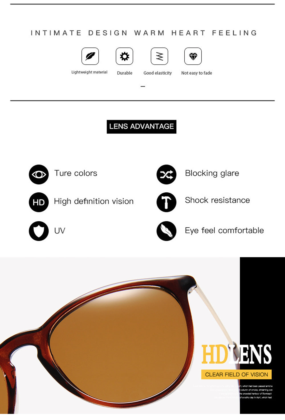 MUSELIFE 2025 Oval Small Sunglasses — Clear UV400 Classic Transparent Shades for Women