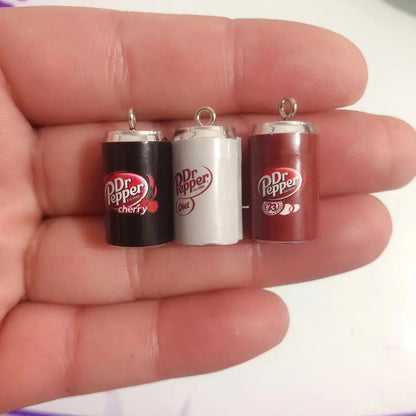 Cola Charms - 10pcs Mini Drink Pendants for DIY Earrings, Bracelets & Phone Accessories