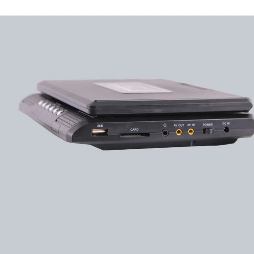 7.8" Portable DVD Player with 270° Swivel Screen & Remote Control – CD Disc Compatible, Home Theater, Multi-Region Plug (US/EU/UK/AU)