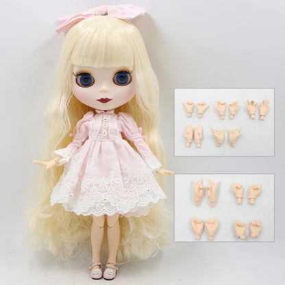 ICY DBS Blyth Doll – 1/6 Joint Body BJD Anime Doll, 30cm White Skin Matte Face Special Combo Toy