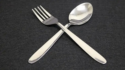Spoon to Fork Magic Trick - Metal Vanishing Spoon & Appearing Fork Illusion Prop