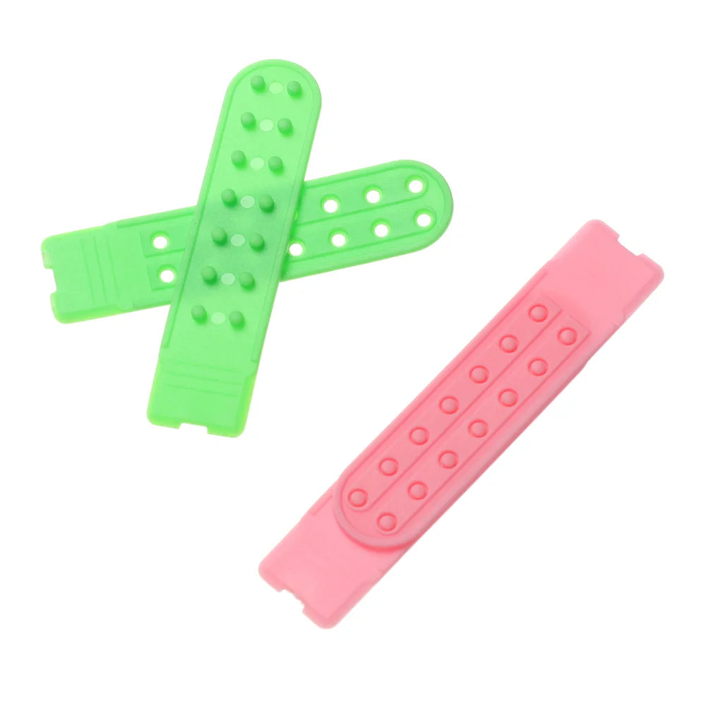 5 Sets Snapback Strap Replacement - 7 Hole Colorful Hat Repair Buckle Clips for Baseball Cap Accessories