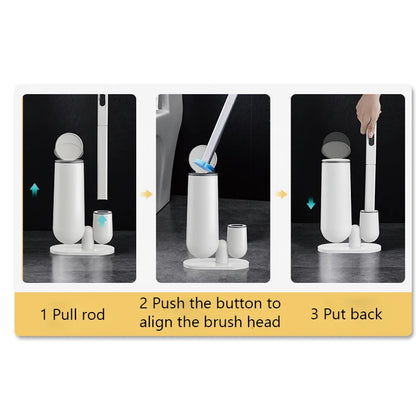 XiaoGui Disposable Toilet Brush Set - Replacement Cleaning Brushes for Bathroom & Household Use