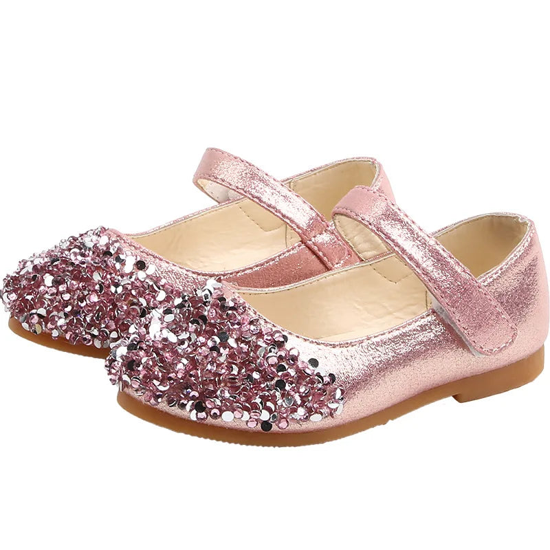 KushyShoo 2021 Girls’ Glitter Princess Shoes – Toddler Dance & Casual Sandals for Spring