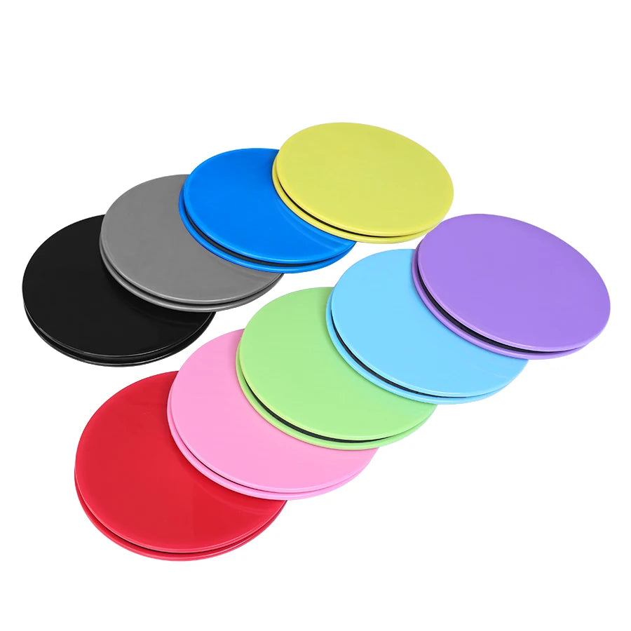 2PCS Fitness Core Sliders - Exercise Gliding Discs for Full-Body Workout, Abdominal Training, Yoga Sports Equipment