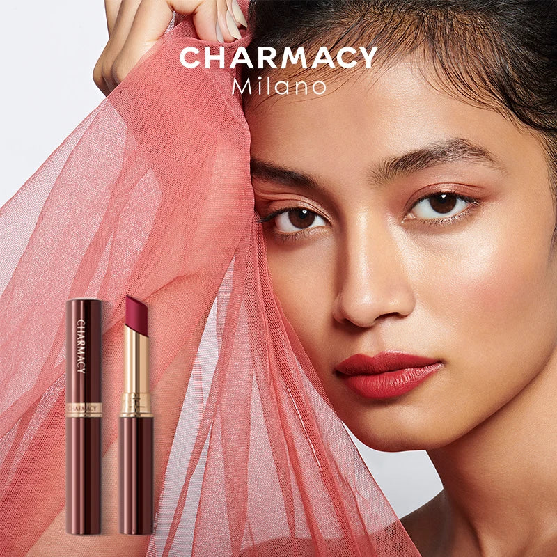 CHARMACY 16 Color Waterproof Velvet Lipstick – Long-Lasting Matte Lip Makeup, Easy to Wear