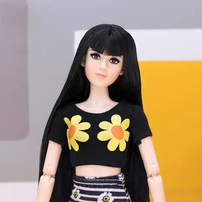 28cm Beautiful Princess BJD Doll for Girls — Moveable Body Chinese Baby Doll with Clothes & Accessories