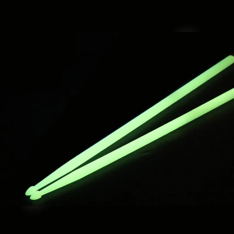 5A Luminous Drumsticks – Nylon Glow-in-the-Dark Bright Drum Sticks for Musical Instruments