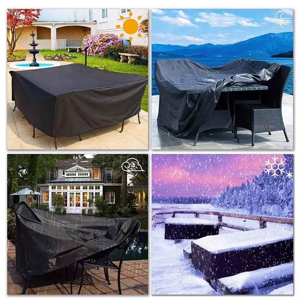 90 Sizes Outdoor Patio Furniture Covers - Waterproof, Dust Proof Covers for Sofa, Table, Chairs - Protects Against Rain and Snow