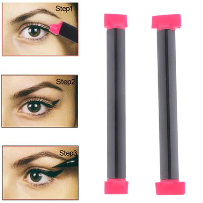 2 Size Eyeliner Stamps - Wing Style Cat Eye Makeup Brush for Women, Cosmetic Beauty Tool