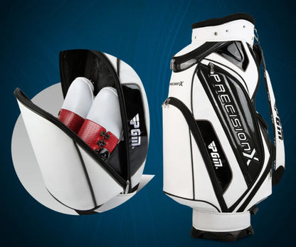 PGM Men's Golf Bag QB034 – PU Waterproof Large Capacity Standard Bag for 14 Golf Clubs