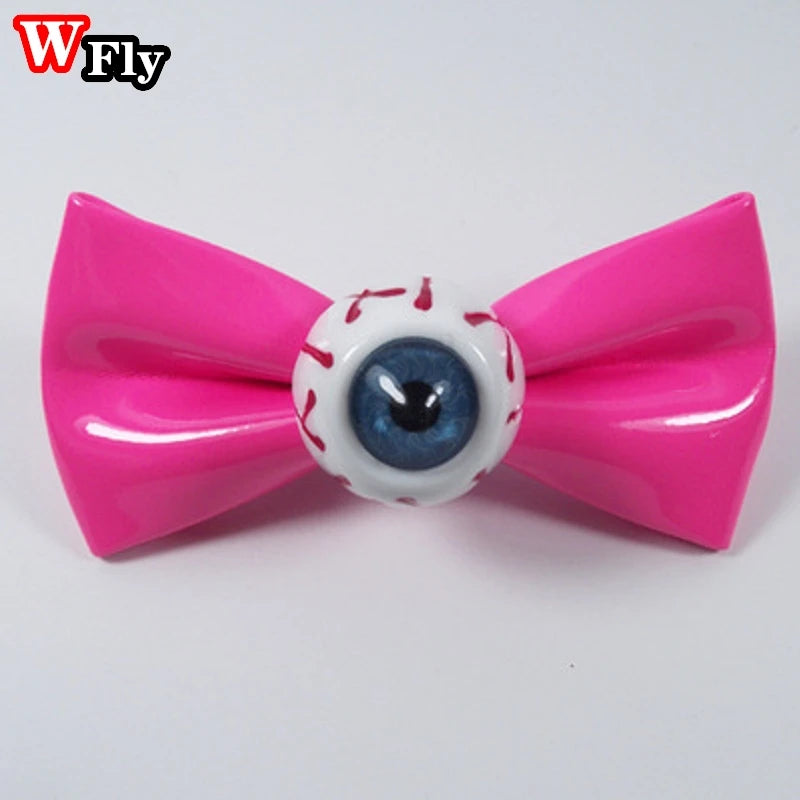 Gothic Lolita Bowknot Hair Clip - Harajuku Girls Solid Color Side-Knot Hair Accessory