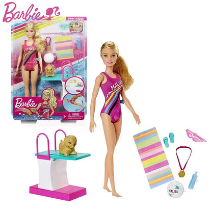 Original Barbie Baby Care Teacher Cart Playset – Princess House Role Play Toy Gift for Girls