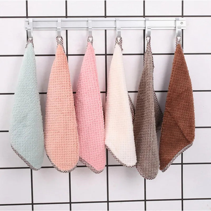 Kitchen Daily Dish Towel, Dish Cloth, Non-Stick Oil, Thickened Table Cleaning Cloth, Absorbent Scouring Pad - Set of Kitchen Cleaning Essentials