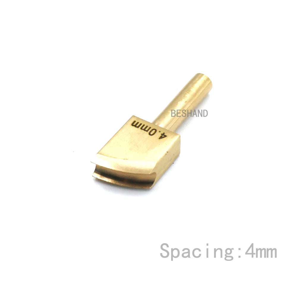 Brass Leather Edge Creaser Set – Soldering Iron Tips & Edging Tools for DIY Leather Craft Polishing & Sealing