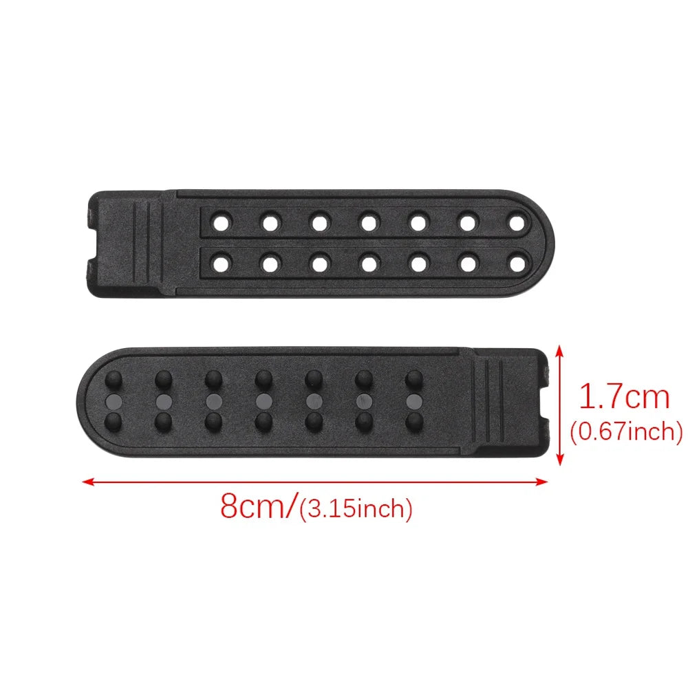 5 Sets Snapback Strap Replacement - 7 Hole Colorful Hat Repair Buckle Clips for Baseball Cap Accessories
