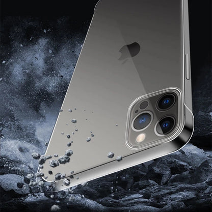Ultra Thin Transparent PC Hard Case for iPhone 7–16 Series | Borderless Anti-Drop Protection Cover
