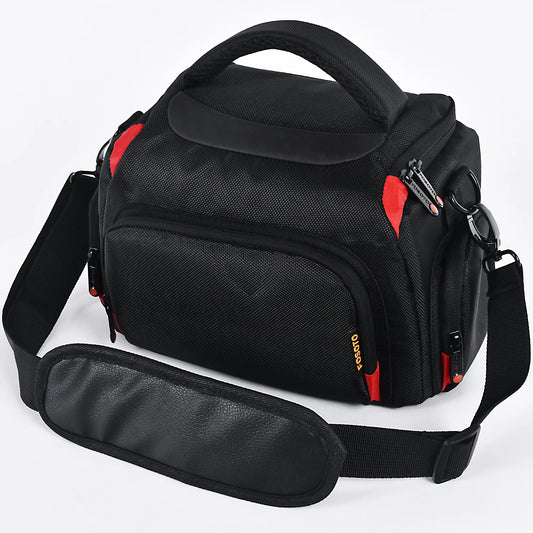 FOSOTO Waterproof DSLR Camera Shoulder Bag – Professional Case for Canon, Nikon, Sony, Video & Lens Storage