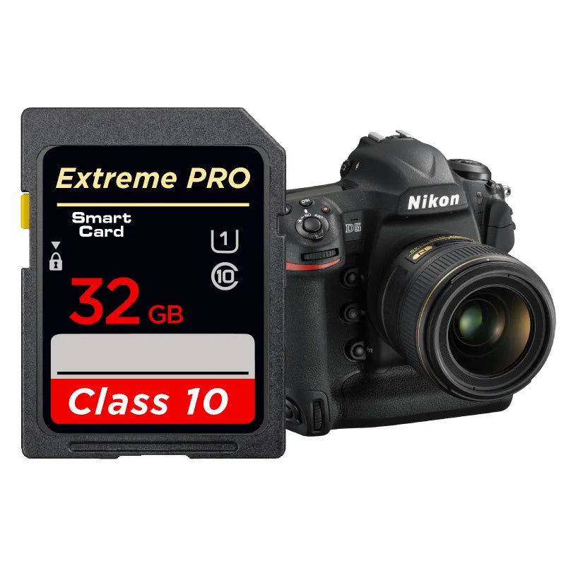High-Speed Class 10 SD Card – 8GB, 16GB, 32GB, 64GB, 128GB, 256GB for Camera, SDA1HC & SDA1XC Flash Memory Card