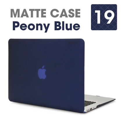 Matte Laptop Case Cover for MacBook Air & Pro - Slim Protective Hard Shell Case for 11 13 15 16 Inch Retina Touch Bar Models