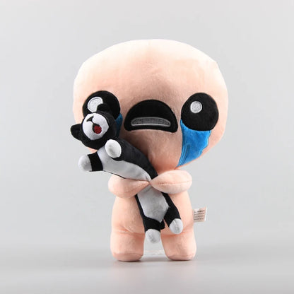 30cm The Binding of Isaac Plush Toy – Isaac with Black Cat Soft Stuffed Animal, Kids’ Doll Gift