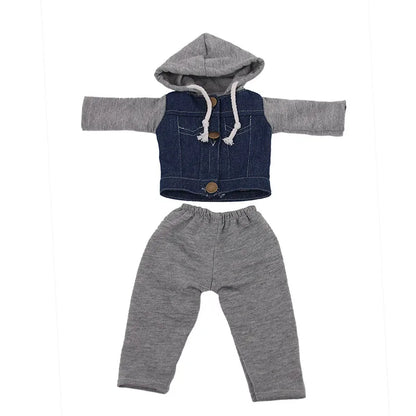18-Inch American Doll Clothes Set — 43CM Reborn Baby Doll Outfit for Nenuco, Our Generation Dolls, DIY Toys Gift for Girls