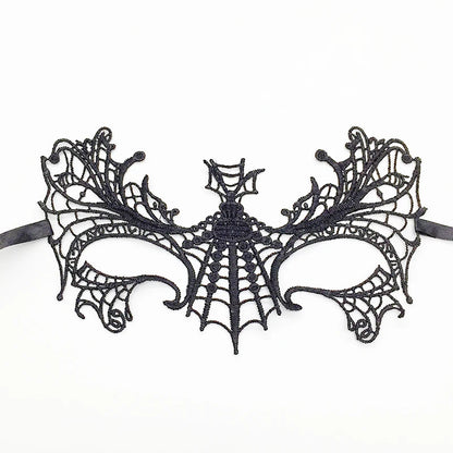 Sexy Lace Eye Mask for Women — Venetian Masquerade, Halloween & Carnival Half-Face Cosplay Party Mask
