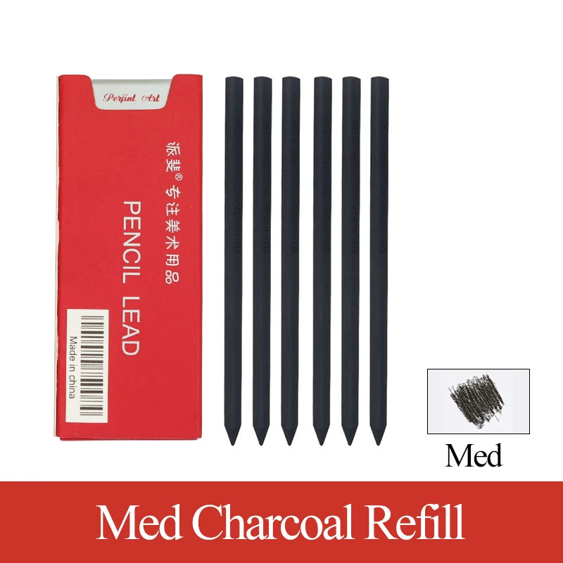 5.6mm Mechanical Pencils & Charcoal Graphite Leads – HB to 14B Soft, Medium, Hard Sketch Drawing Lead Core
