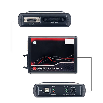 Online Unlimited KESS 2.80 EU Red & KTAG V7.020 OBD2 ECU Chip Tuning Tools – 4 LED Programmer with Version 5.017 Software