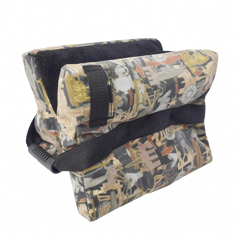 Outdoor Shooting Stand Bag - Tack Driver Gun Rest for Hunting - Rifle Bench Target Sports Accessories ( Unfilled Sand, Green )