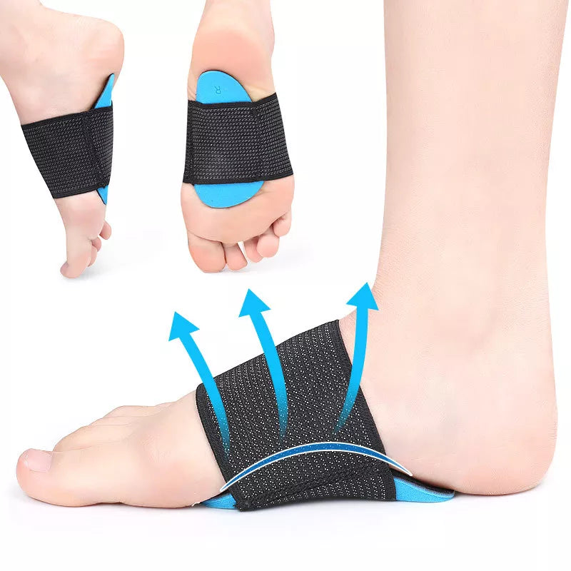 2Pcs EVA Flat Feet Arch Support Orthopedic Insoles Pads - Men Women Foot Valgus Sports Shoe Inserts