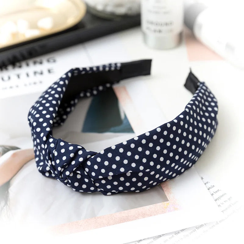 Flower Print Scrunchies — Large Elastic Hair Ties & Bow Ponytail Holders for Women and Girls